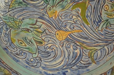 Lot 17 - Della Robbia charger by GHS