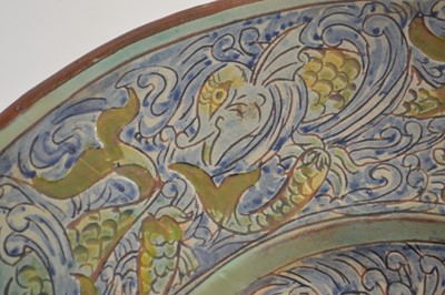 Lot 17 - Della Robbia charger by GHS