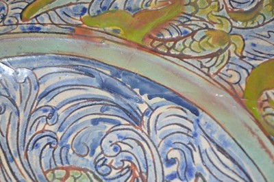 Lot 17 - Della Robbia charger by GHS