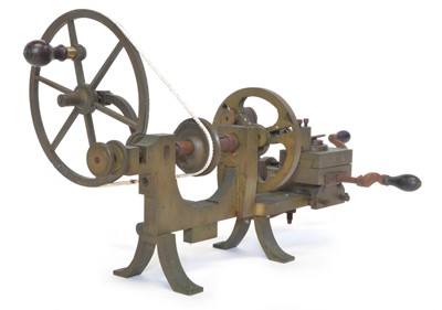Lot 82 - Watchmaker's lathe stamped J & T. Jones, Prescot
