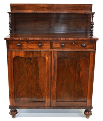 Lot 247 - William IV rosewood chiffonier