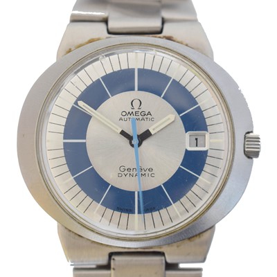 Lot 218 - A 1970s stainless steel Omega Geneve Dynamic automatic wristwatch