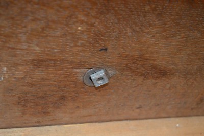 Lot 235 - George III oak dresser base