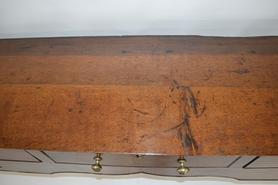 Lot 235 - George III oak dresser base