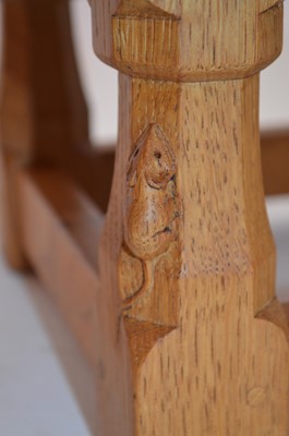 Lot 72 - Mouseman Oak Footstool