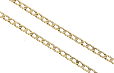 Lot 48 - A 9ct gold chain necklace