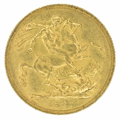 Lot 39 - Queen Victoria, Sovereign, 1887.