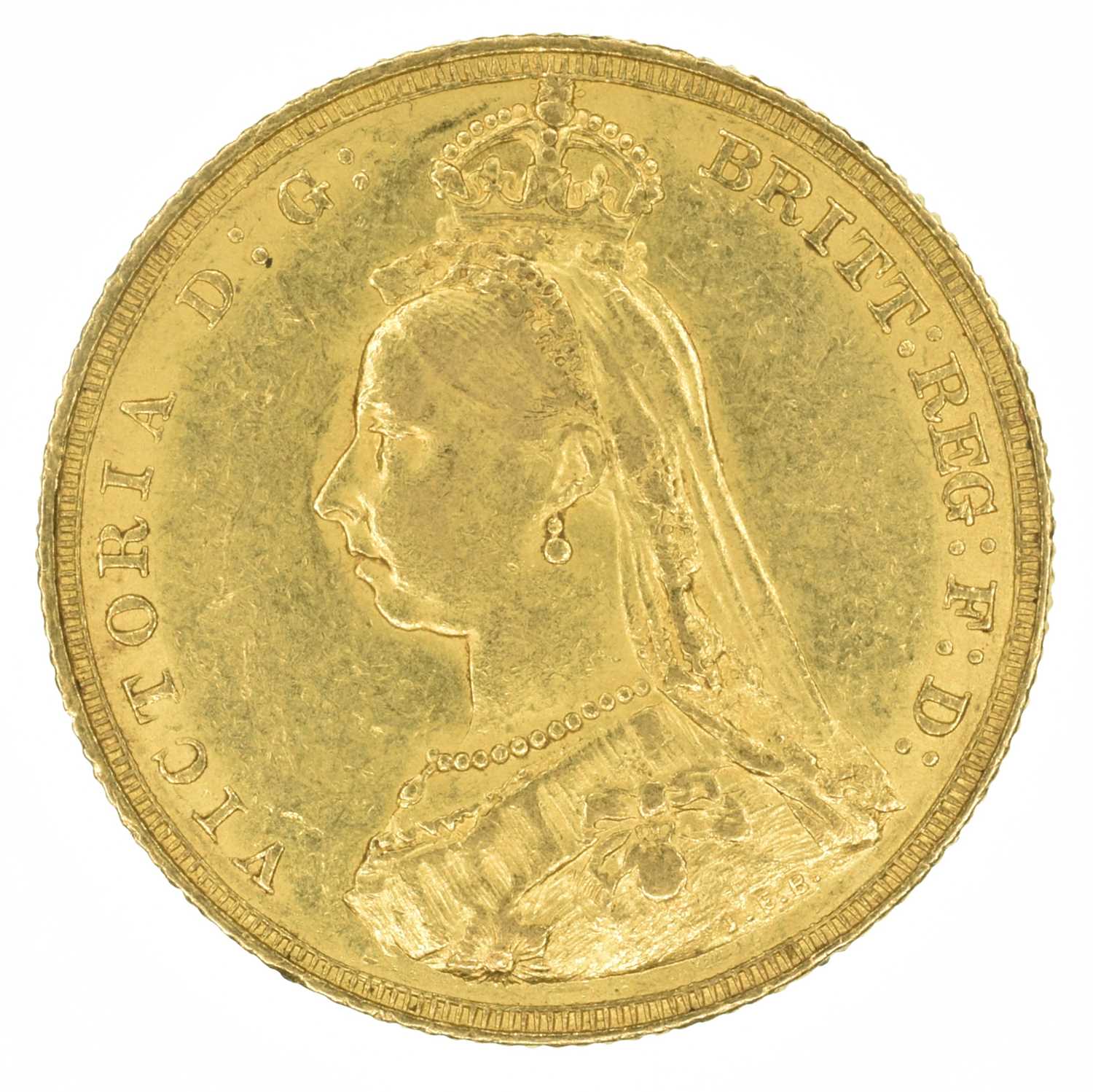 Lot 39 - Queen Victoria, Sovereign, 1887.
