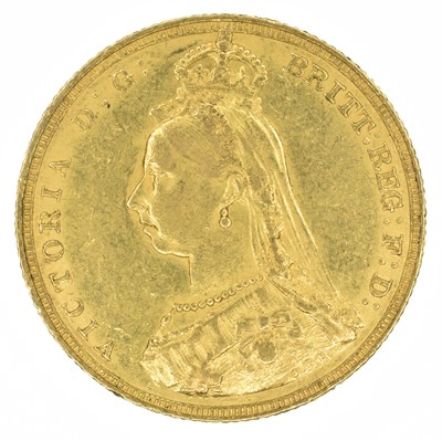 Lot 39 - Queen Victoria, Sovereign, 1887.