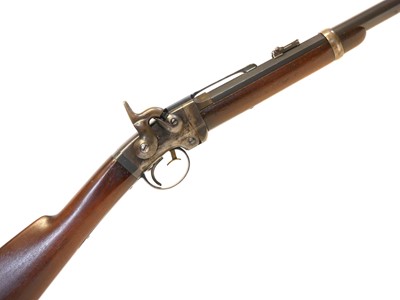 Lot 25 - Smith .50 calibre capping breech-loading carbine