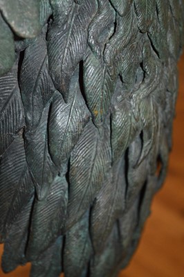 Lot 62 - Japanese bronze figure of a crane