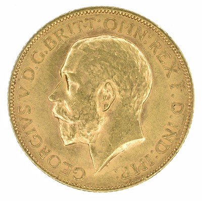Lot 41 - King George V, Sovereign, 1913.