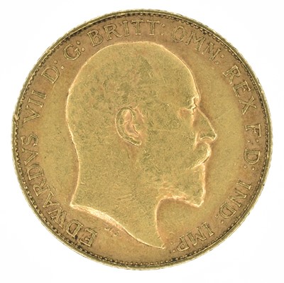 Lot 43 - King Edward VII, Half-Sovereign, 1906.
