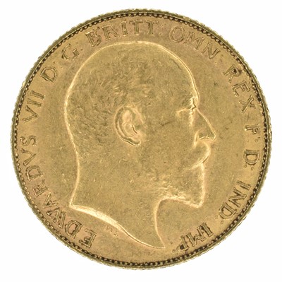 Lot 44 - King Edward VII, Half-Sovereign, 1903.