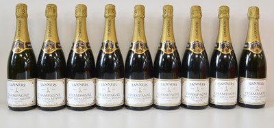 Lot 54 - Champagne Duval-Leroy Vertus in Tanners of Shrewsbury own Label