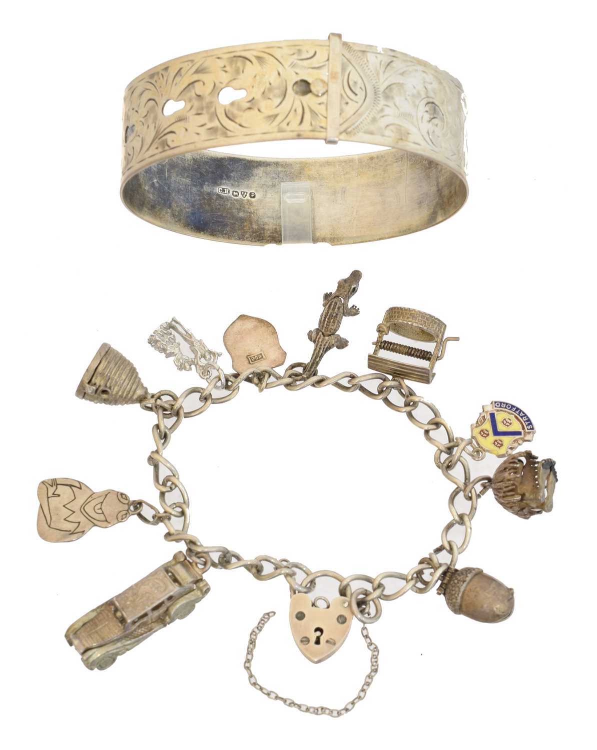 Lot 20 - Two silver bracelets