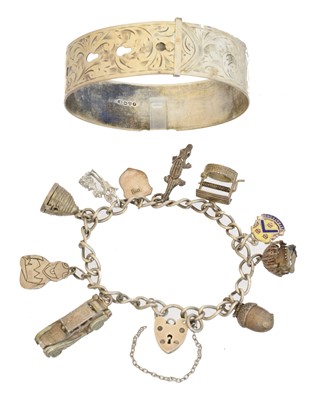 Lot 20 - Two silver bracelets