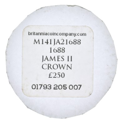 Lot 36 - King James II, Crown, 1688 QVARTO.