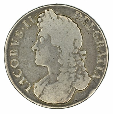 Lot 36 - King James II, Crown, 1688 QVARTO.