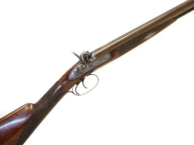 Lot 44 - James Burrow percussion 20 bore side by side...