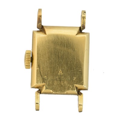 Lot 192 - An early 20th century 18ct gold Cartier manual wind wristwatch