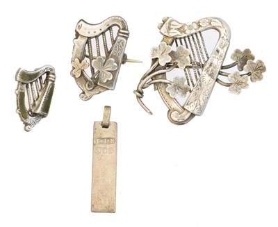Lot 7 - Three silver Celtic brooches