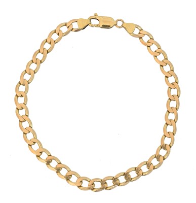 Lot 13 - A 9ct gold bracelet by UnoAErre