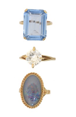 Lot 97 - Three dress rings