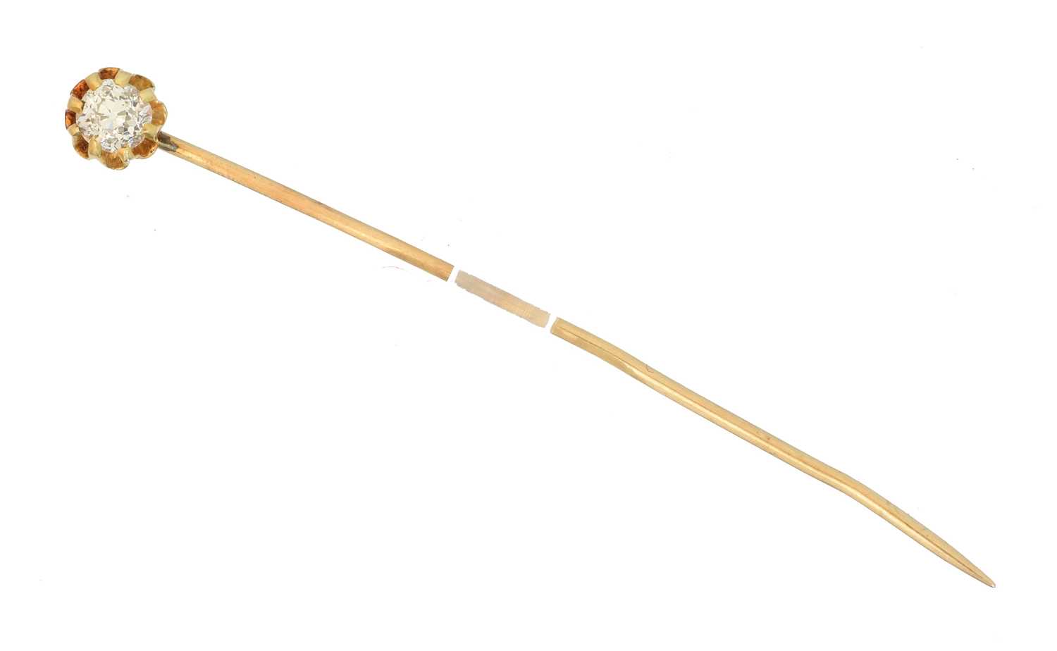 Lot 18 - A diamond stickpin