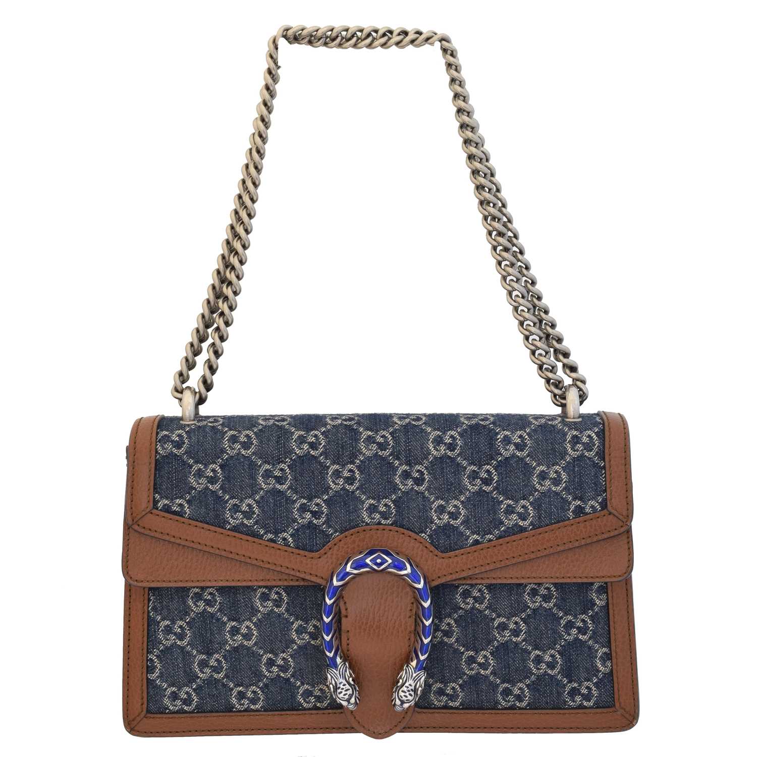 Lot 176 - A Gucci Dionysus Denim Shoulder Bag
