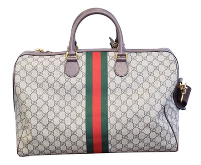Lot 175 - A Gucci Ophidia Monogrammed Holdall Bag