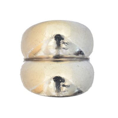 Lot 86 - A silver Georg Jensen 'Curve' ring