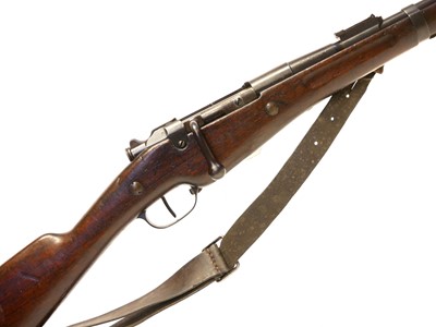 Lot 338 - French Berthier Mle. 1890 model 8mm carbine,...