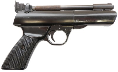Lot 67 - Webley Tempest .22 air pistol, 7inch barrel,...