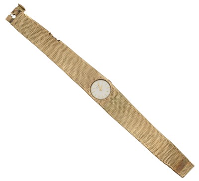 Lot 226 - A 9ct gold Longines manual wind wristwatch.