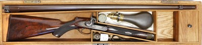 Lot 31 - James McCririck percussion .451 target rifle,...