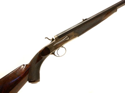 Lot 308 - Cased James Burrow .410 single barrel shotgun,...