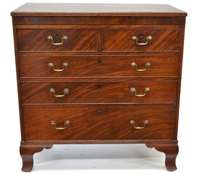 Lot 285 - George III Mahogany Chest of Drawers