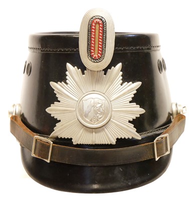 Lot 143 - German police shako by Hans Romer, size 56,...