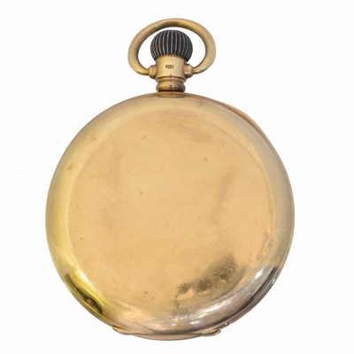 Lot 253 - A 9ct gold open face pocket watch by Elgin
