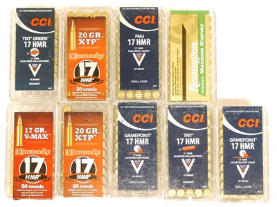 Lot 382 - Four hundred and ten rounds of 17HMR...