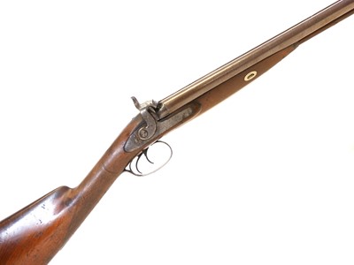 Lot 42 - T. Ellis percussion 14 bore side by side...