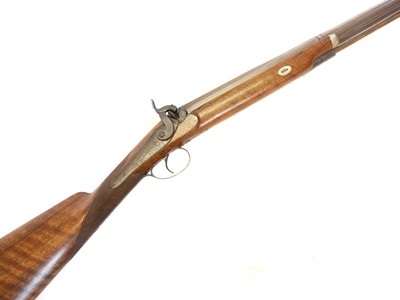 Lot 43 - Thos. Conway percussion single shotgun, 30inch...