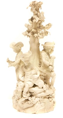 Lot 169 - Derby bisque figure group