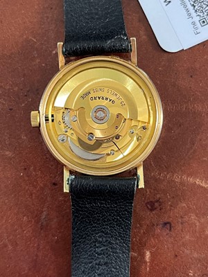 Lot 198 - A 9ct gold Garrard automatic wristwatch