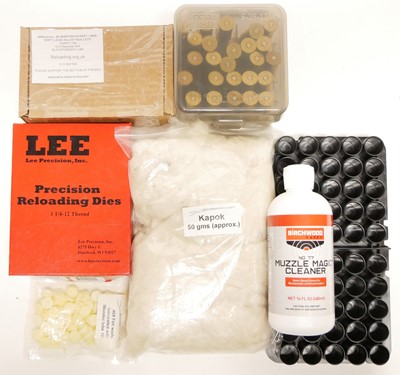 Lot 423 - Martini Henry 577/450 reloading equipment, to...