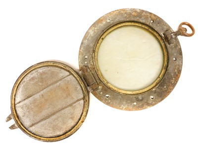 Lot 275 - Bronze ships porthole from a warship. Bought...