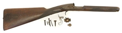 Lot 355 - Whitworth rifle stock and action, with breech...