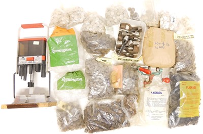 Lot 416 - Shotgun reloading components and tools, to...
