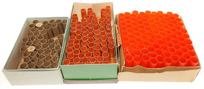 Lot 418 - Primed 10 and 12 bore cases, including Fiocchi...